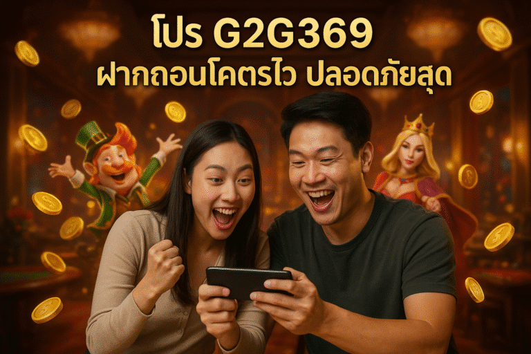 โปร G2G369 ฝากถอนโคตรไว ปลอดภัยสุด