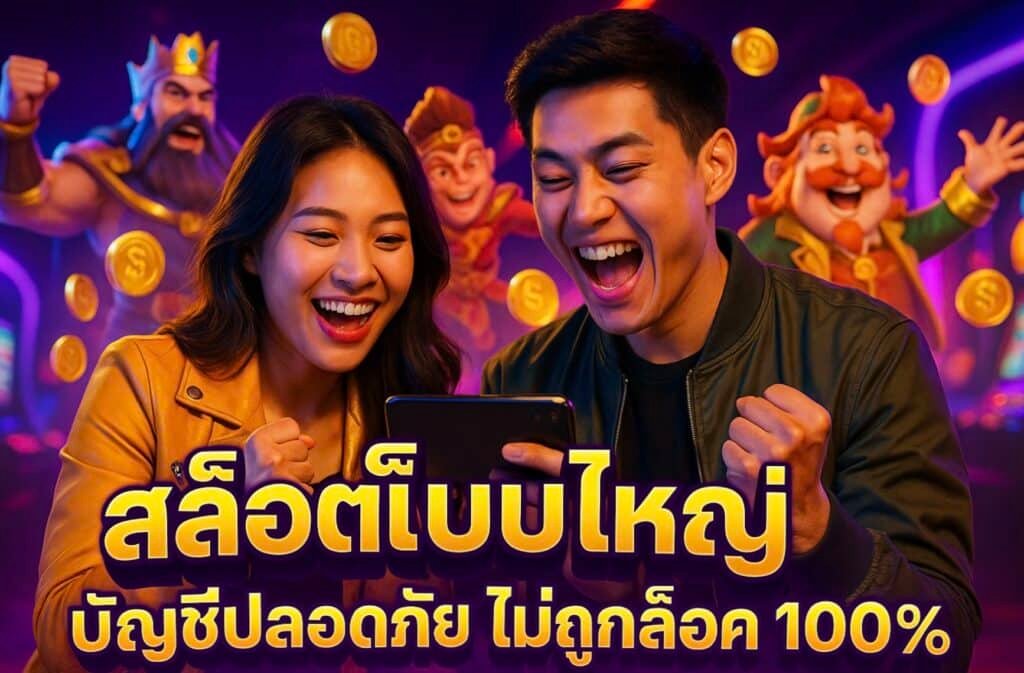 สล็อตเว็บใหญ่ บัญชีปลอดภัย ไม่ถูกล็อค ปลอดภัย 100%