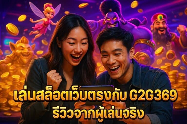 เล่นสล็อตเว็บตรงกับ G2G369 รีวิวจากผู้เล่นจริง