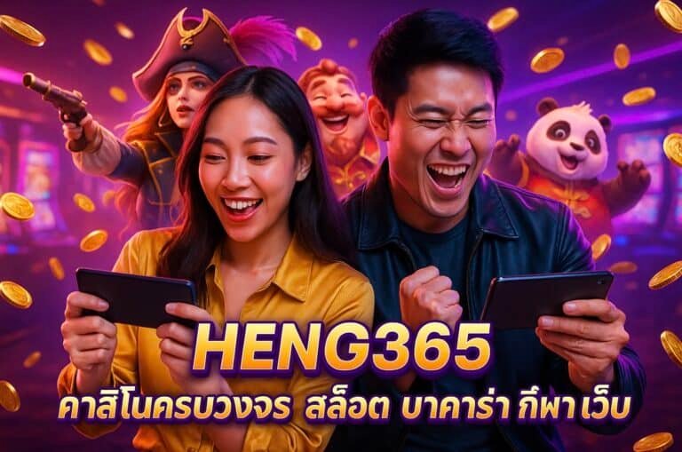 HENG365 คาสิโนครบวงจร สล็อต บาคาร่า กีฬาใน 1 เว็บ